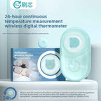 Wireless Underarm Baby Thermometer With App Tracking