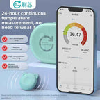 Wireless Underarm Baby Thermometer With App Tracking